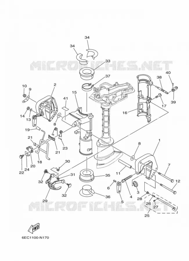 SUPPORT Yamaha OUTBOARD ENGINES 4hp (2.9kW) 2016 F4  F4BMHL
