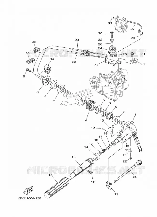 DIRECTION Yamaha OUTBOARD ENGINES 5hp (3.7kW) 2016 F5  F5AMHL