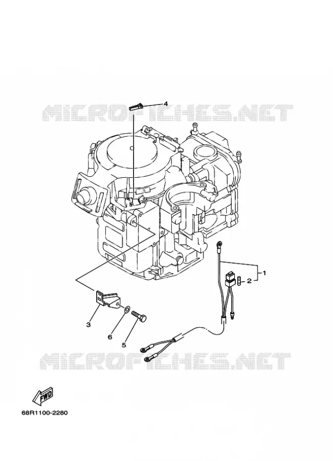 PIÈCES OPTIONNELLES 2 Yamaha OUTBOARD ENGINES 6hp (4.4kW) 2005 F6  F6AMHL