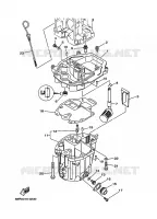 VENTILATEUR D'HUILE pour Yamaha F6 2004