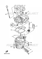 VENTILATEUR D'HUILE pour Yamaha F6 2004