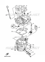 VENTILATEUR D'HUILE pour Yamaha F6 2001