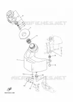 ALIMENTATION CARBURANT 1 pour Yamaha F6 2013