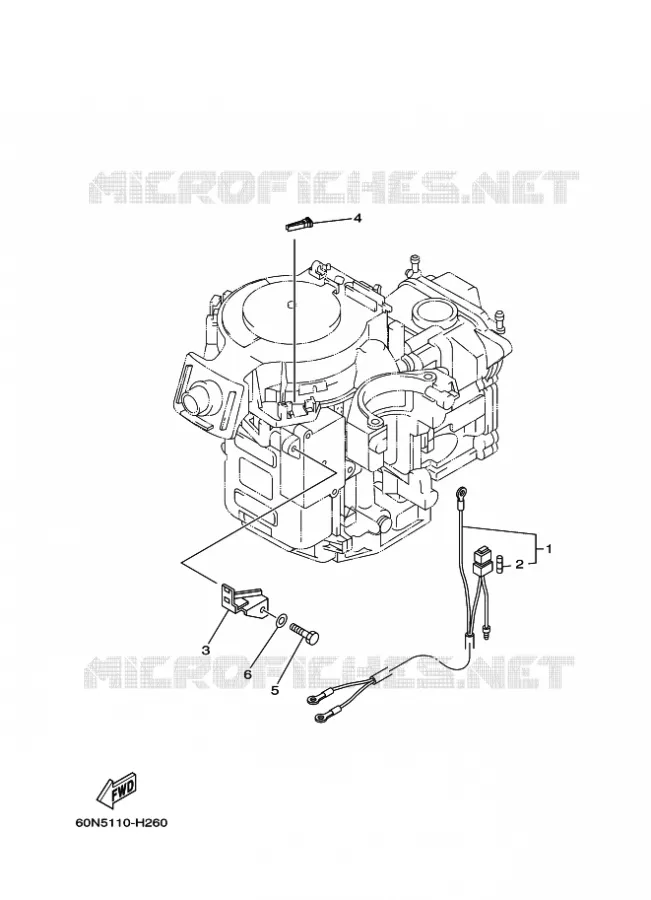 PIÈCES OPTIONNELLES 2 Yamaha OUTBOARD ENGINES 8hp (5.9kW) 2009 F8  F8CMLH-2009