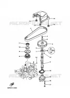 POMPE A HUILE pour Yamaha F8 2001