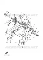 SUPPORT 1 pour Yamaha F8 2001