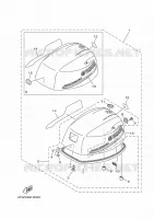 CAPOT SUPERIEUR pour Yamaha F8 2019