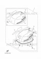 CAPOT SUPERIEUR pour Yamaha F8 2019