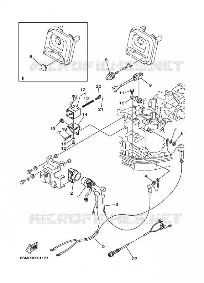 ELECTRIQUE 2 Yamaha OUTBOARD ENGINES 9.9hp (7.3kW) 2006 F9.9  F9.9ELR2