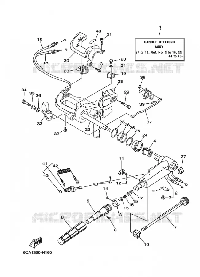 DIRECTION Yamaha OUTBOARD ENGINES 9.9hp (7.3kW) 2012 F9.9  F9.9HMHS