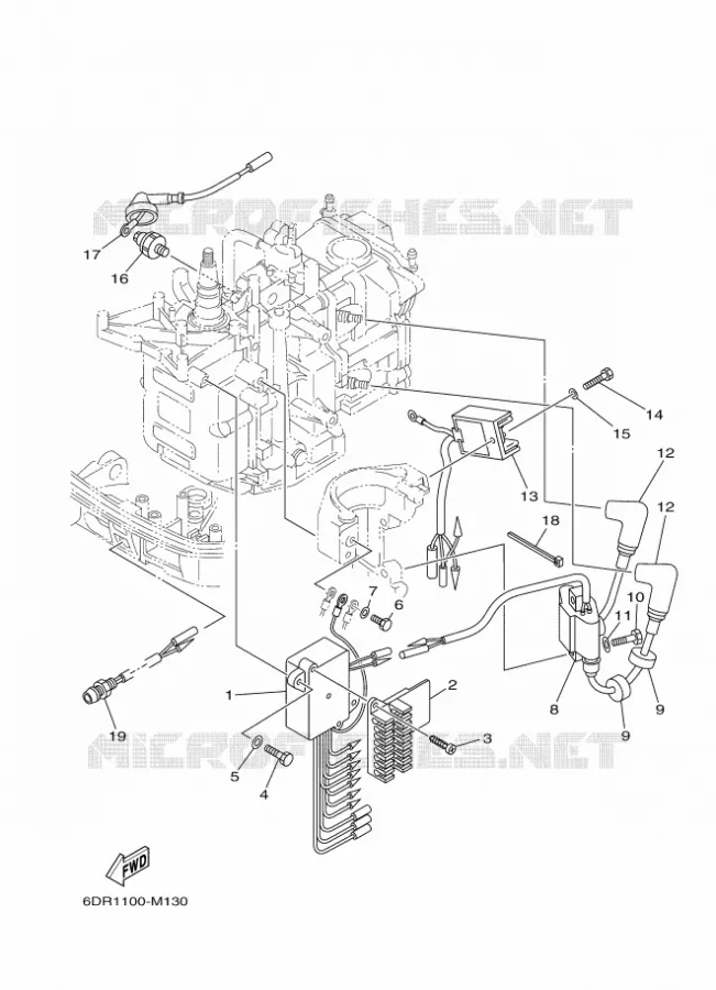 ELECTRIQUE 1 Yamaha OUTBOARD ENGINES 9.9hp (7.3kW) 2014 F9.9  F9.9JMHS
