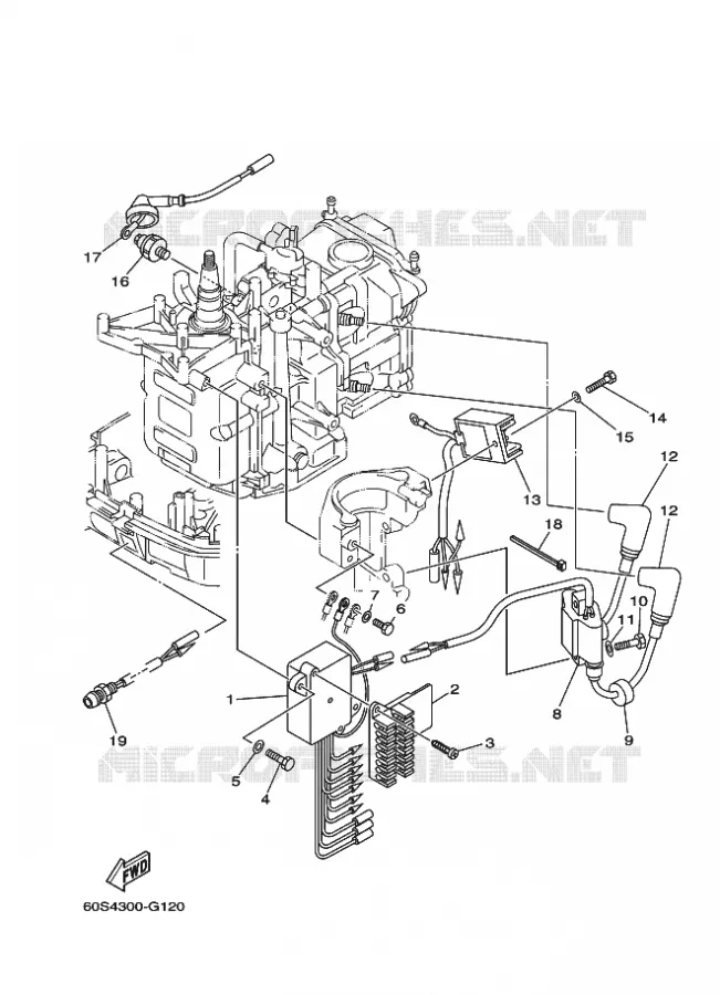 ELECTRIQUE 1 Yamaha OUTBOARD ENGINES 8hp (5.9kW) 2013 FT8  FT8DMHL