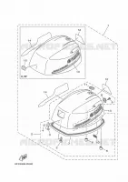 CAPOT SUPERIEUR pour Yamaha FT8 2019