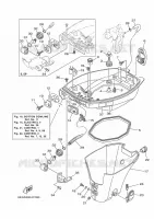 CARENAGE INFERIEUR pour Yamaha FT8 2018
