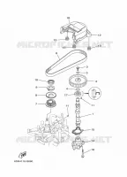 POMPE A HUILE pour Yamaha FT8 2018