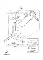 FIXATION BOITIER DE COMMANDE A DISTANCE pour Yamaha FT9.9 1999
