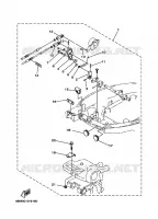 FIXATION BOITIER DE COMMANDE A DISTANCE pour Yamaha FT9.9 2007