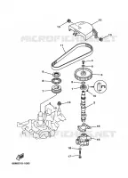 POMPE A HUILE pour Yamaha FT9.9 2001