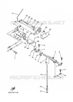 COMMANDE D'ACCELERATEUR pour Yamaha FT9.9 2001