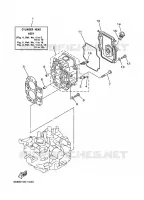 CYLINDRE / CARTER MOTEUR 2 pour Yamaha FT9.9 2001