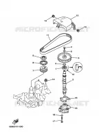 POMPE A HUILE pour Yamaha FT9.9 2001