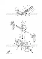SUPPORT 2 pour Yamaha FT9.9 2001