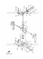 SUPPORT 2 pour Yamaha FT9.9 2000