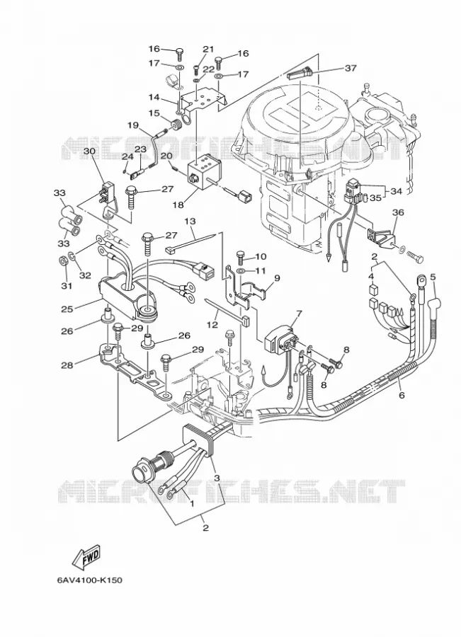 ELECTRIQUE 3 Yamaha OUTBOARD ENGINES 9.9hp (7.3kW) 2012 FT9.9  FT9.9GEPL