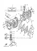 CYLINDRE / CARTER MOTEUR pour Yamaha 25 2002