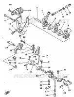 COMMANDE D'ACCELERATEUR 1 pour Yamaha 25 1998