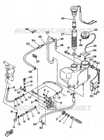 POMPE A HUILE pour Yamaha 25 1998