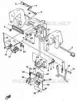 SUPPORT 2 pour Yamaha 25 1998