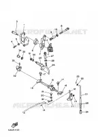 COMMANDE D'ACCELERATEUR pour Yamaha 30 1999