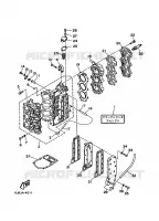 CYLINDRE / CARTER MOTEUR pour Yamaha 30 1999