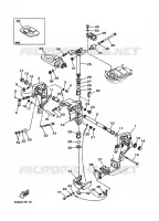 SUPPORT 1 pour Yamaha 30 1999