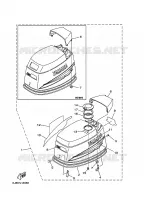 CAPOT SUPERIEUR pour Yamaha 30 1999