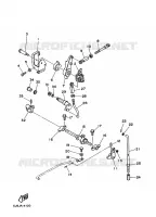 COMMANDE D'ACCELERATEUR pour Yamaha 30 1999