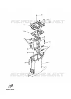 CARTER SUPERIEUR pour Yamaha 30 1999