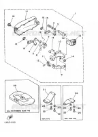 FIXATION BOITIER DE COMMANDE A DISTANCE pour Yamaha 30 1999