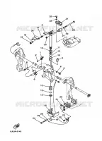 SUPPORT 4 pour Yamaha 30 1999