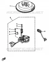 PIECES ALTERNATIVES 2 pour Yamaha 30 1988