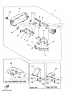 FIXATION BOITIER DE COMMANDE A DISTANCE pour Yamaha 30 2012