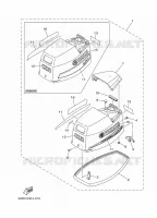 CAPOT SUPERIEUR pour Yamaha E25 2012