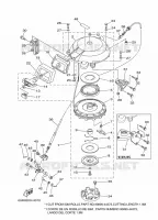 DEMARREUR KICK pour Yamaha E25 2012