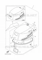 CAPOT SUPERIEUR pour Yamaha F20 2018