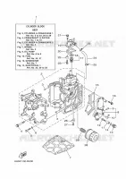 CYLINDRE / CARTER MOTEUR 1 pour Yamaha F20 2017