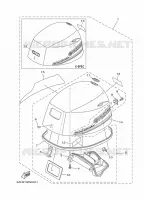 CAPOT SUPERIEUR pour Yamaha F20 2015