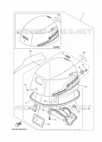 CAPOT SUPERIEUR pour Yamaha F20 2015