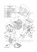 CYLINDRE / CARTER MOTEUR 1 pour Yamaha F20 2015