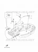 CAPOT INFERIEUR 2 pour Yamaha F20 2011